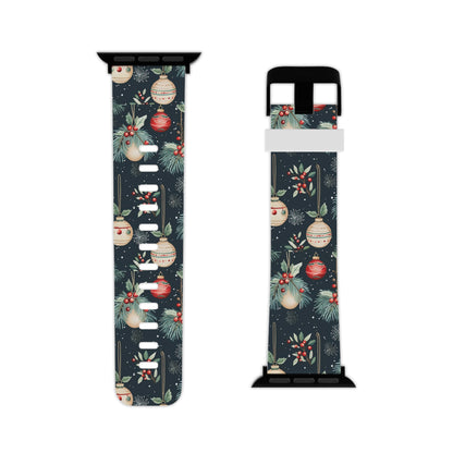 Elegant Christmas Ornaments and Pine Apple Watch Band - BOGO Cases