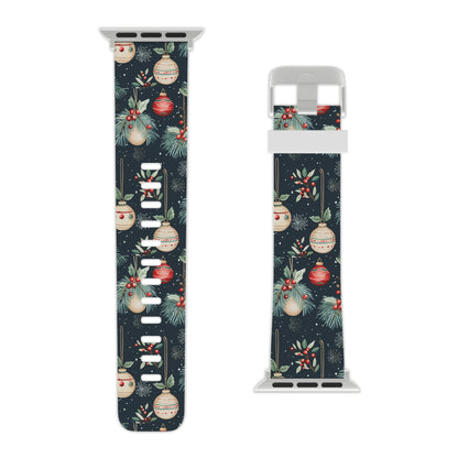 Elegant Christmas Ornaments and Pine Apple Watch Band - BOGO Cases
