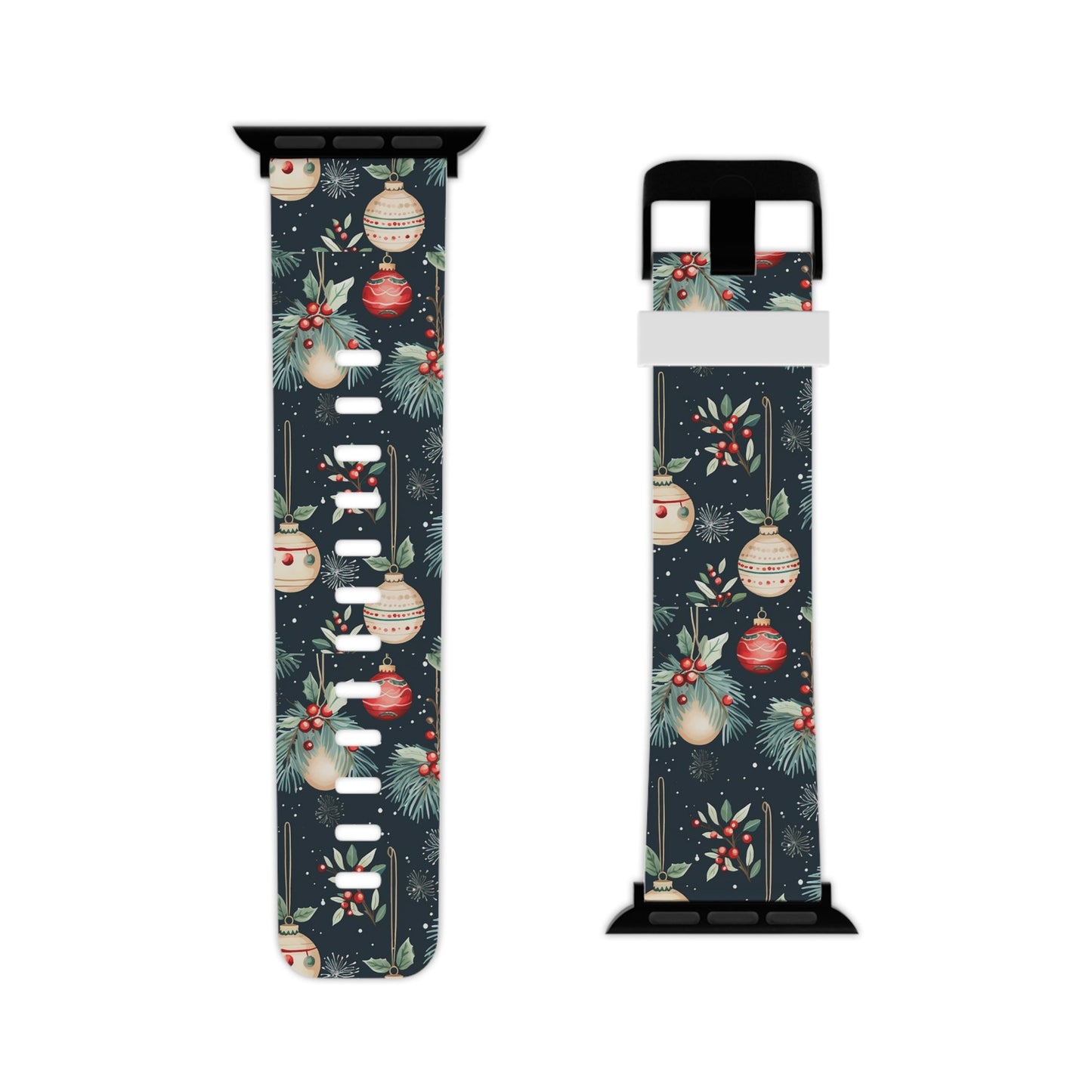 Elegant Christmas Ornaments and Pine Apple Watch Band - BOGO Cases