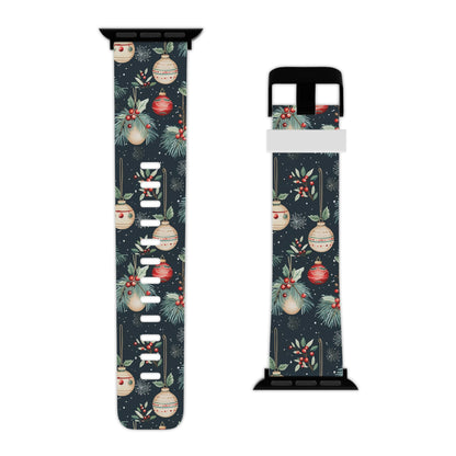 Elegant Christmas Ornaments and Pine Apple Watch Band - BOGO Cases