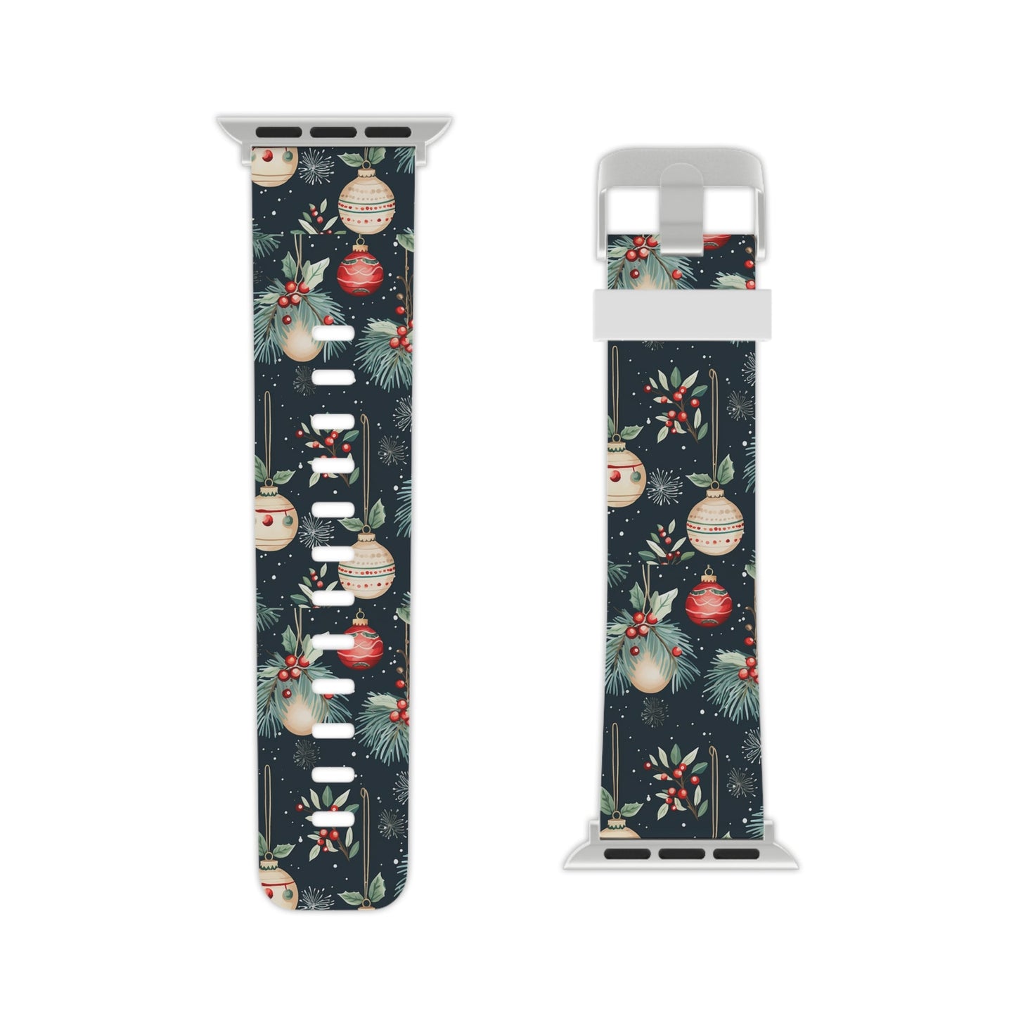 Elegant Christmas Ornaments and Pine Apple Watch Band - BOGO Cases