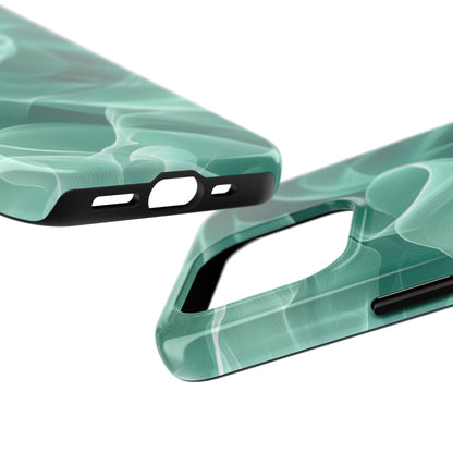 Emerald Flow iPhone Case – Translucent Green Fabric - Inspired Design - BOGO Cases