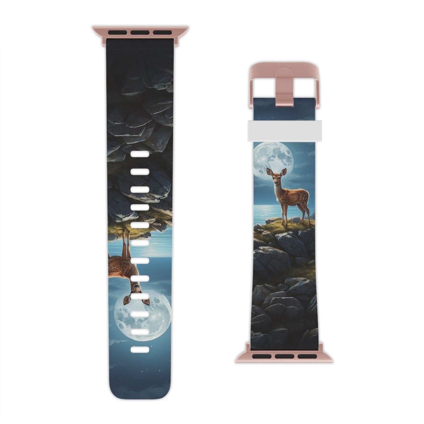 Enchanted Fawn Under the Moonlit Sky Apple Watch Band - BOGO Cases
