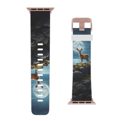 Enchanted Fawn Under the Moonlit Sky Apple Watch Band - BOGO Cases