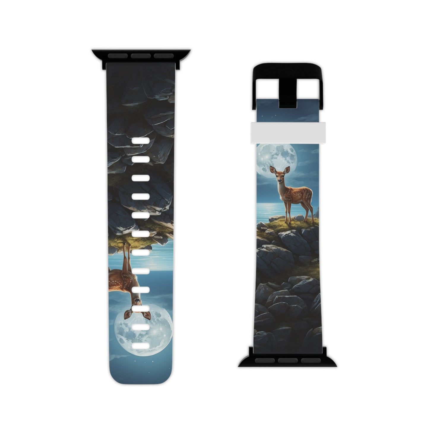 Enchanted Fawn Under the Moonlit Sky Apple Watch Band - BOGO Cases