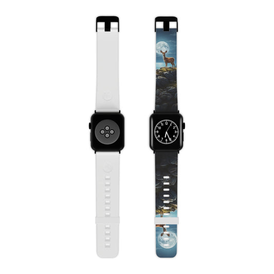 Enchanted Fawn Under the Moonlit Sky Apple Watch Band - BOGO Cases