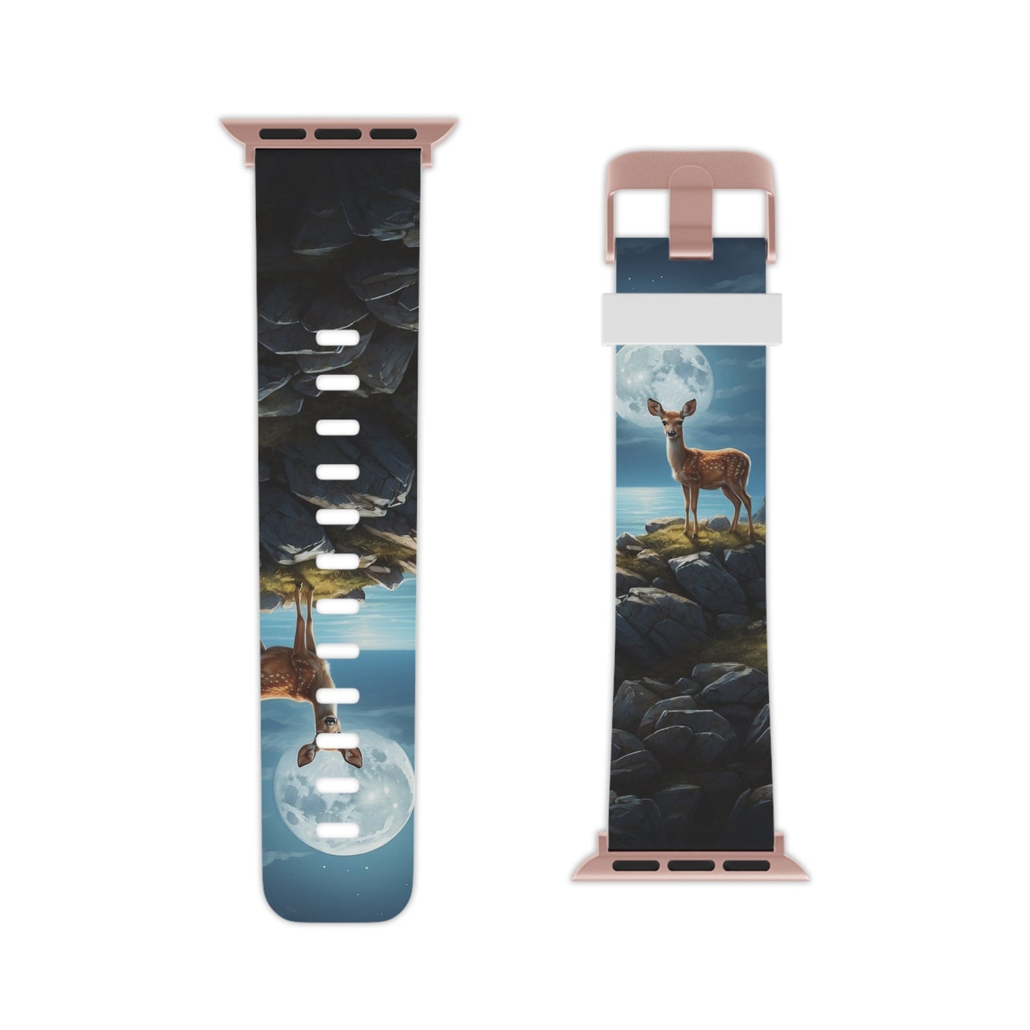 Enchanted Fawn Under the Moonlit Sky Apple Watch Band - BOGO Cases