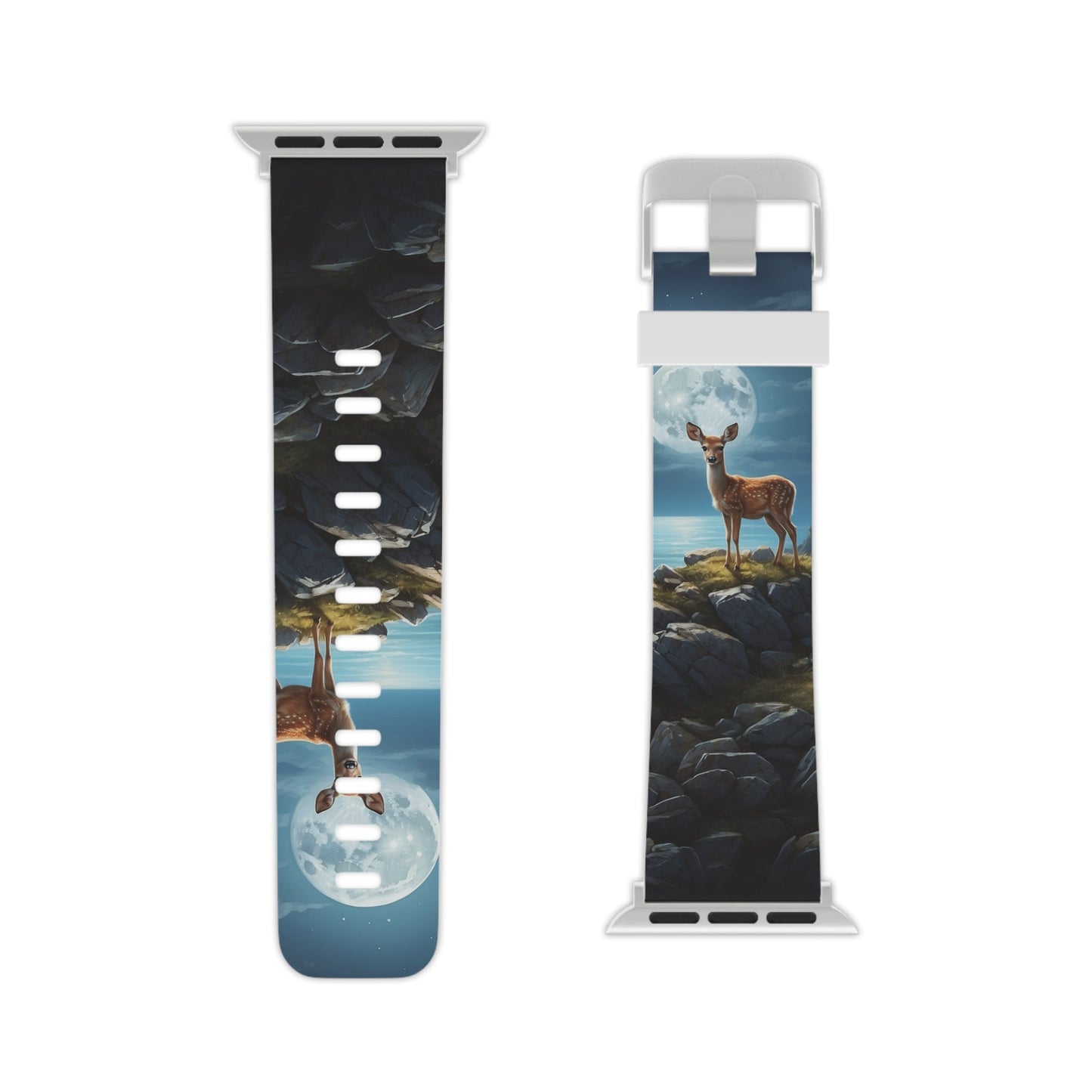 Enchanted Fawn Under the Moonlit Sky Apple Watch Band - BOGO Cases