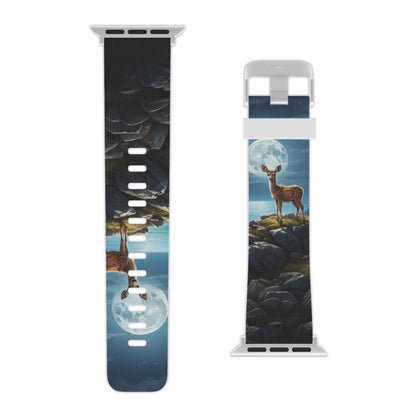 Enchanted Fawn Under the Moonlit Sky Apple Watch Band - BOGO Cases