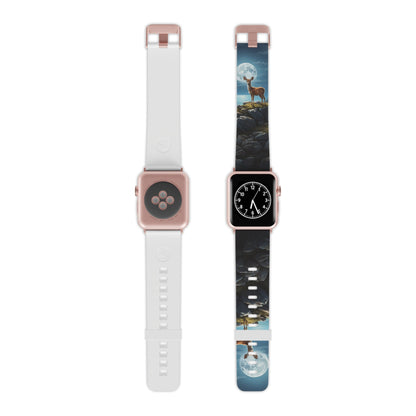 Enchanted Fawn Under the Moonlit Sky Apple Watch Band - BOGO Cases