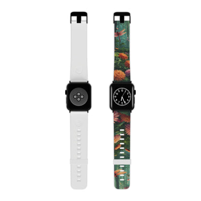 Enchanted Forest Dragonflies & Blossoms Apple Watch Band - BOGO Cases