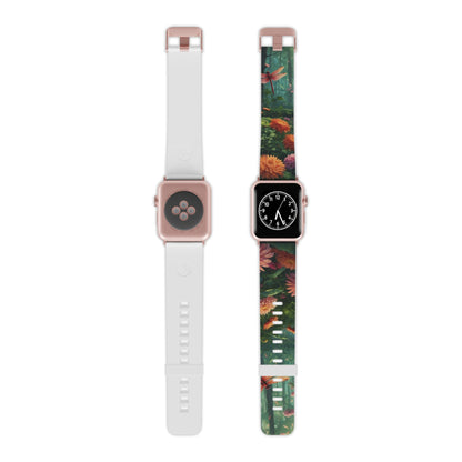 Enchanted Forest Dragonflies & Blossoms Apple Watch Band - BOGO Cases