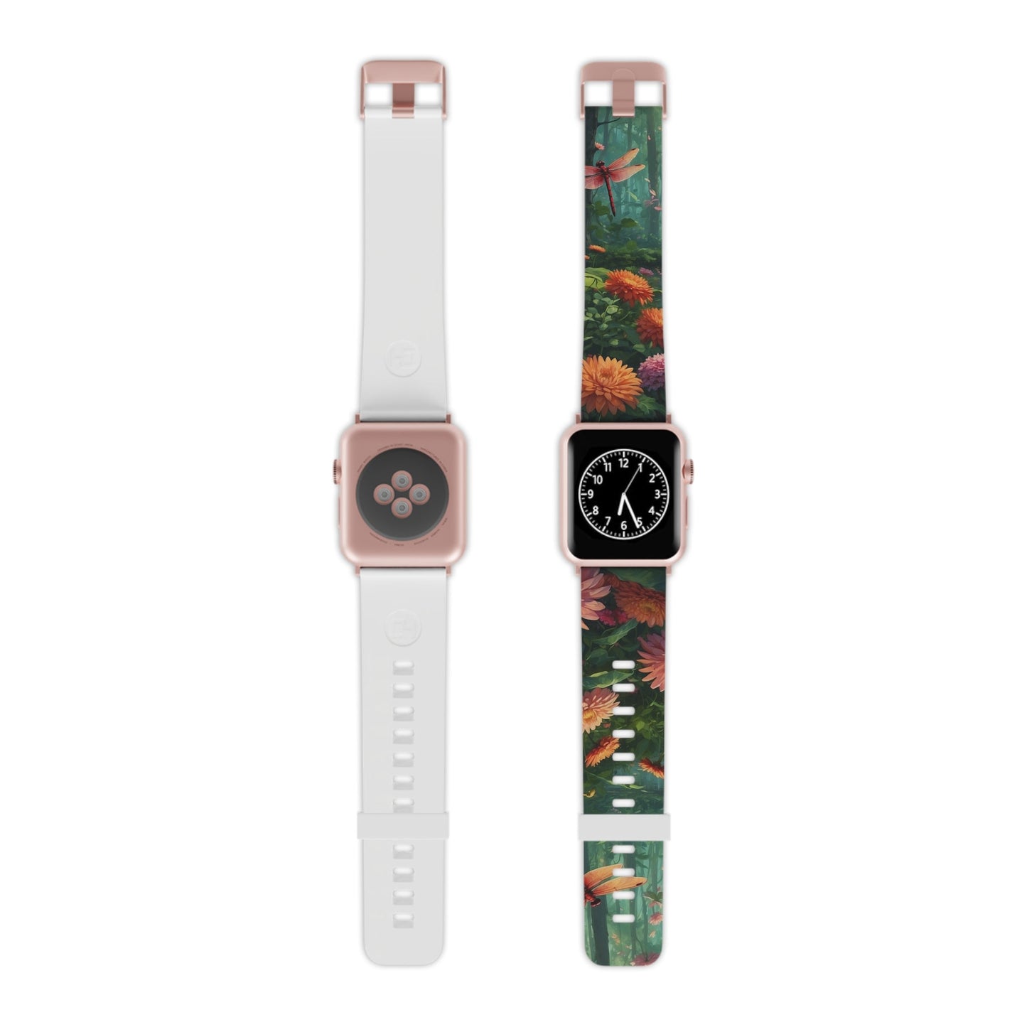 Enchanted Forest Dragonflies & Blossoms Apple Watch Band - BOGO Cases