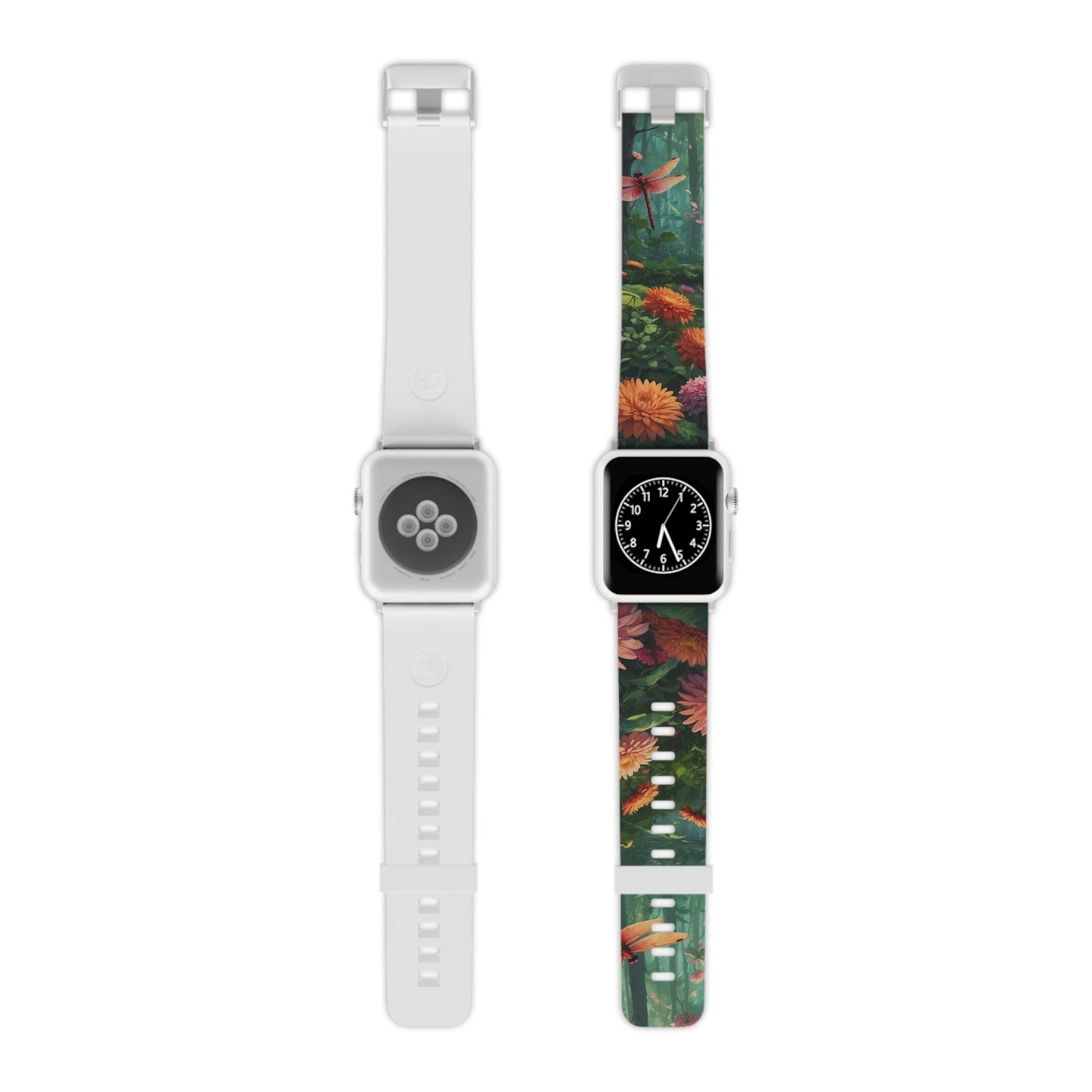 Enchanted Forest Dragonflies & Blossoms Apple Watch Band - BOGO Cases