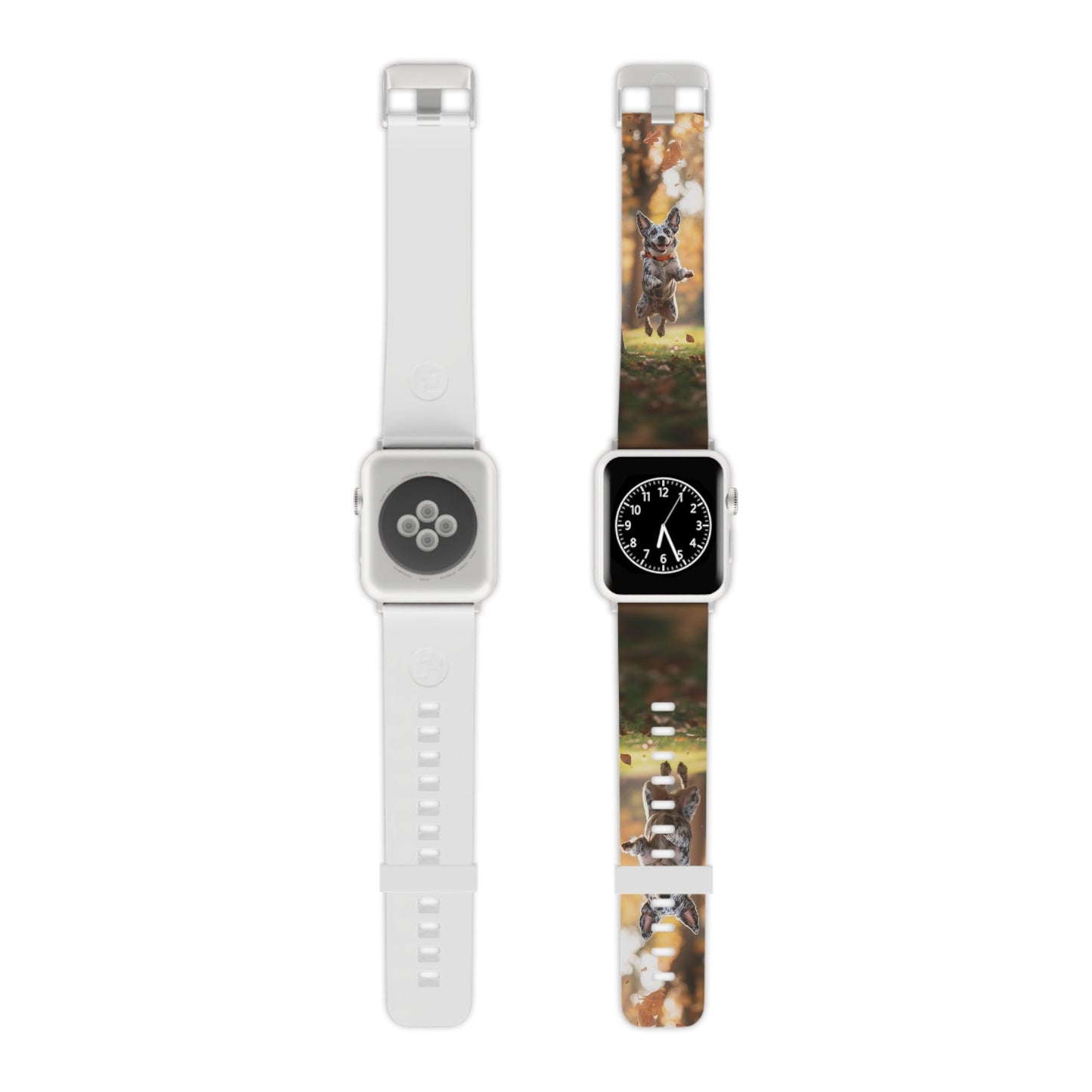 Energetic Blue Heeler Forest Pup Apple Watch Band - BOGO Cases