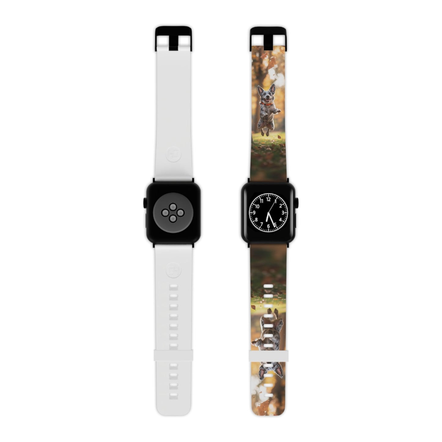 Energetic Blue Heeler Forest Pup Apple Watch Band - BOGO Cases
