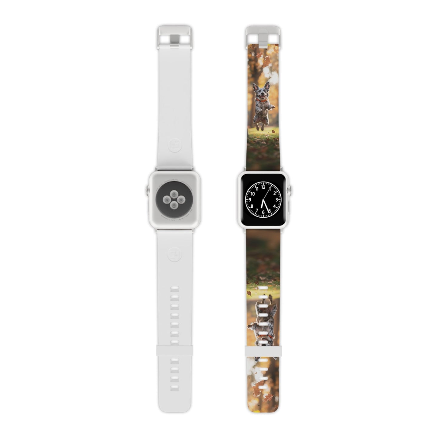 Energetic Blue Heeler Forest Pup Apple Watch Band - BOGO Cases