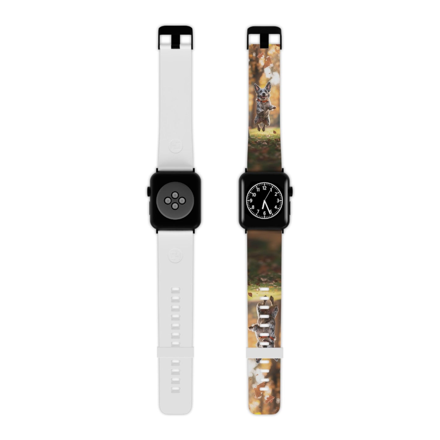 Energetic Blue Heeler Forest Pup Apple Watch Band - BOGO Cases