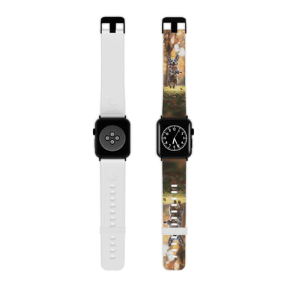 Energetic Blue Heeler Forest Pup Apple Watch Band - BOGO Cases