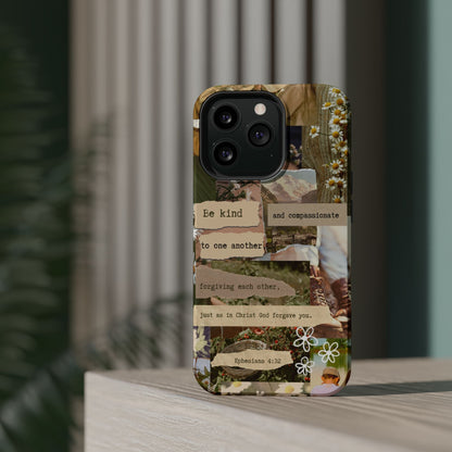 Ephesians 4:32 Vintage Collage - MagSafe iPhone Case - BOGO Cases