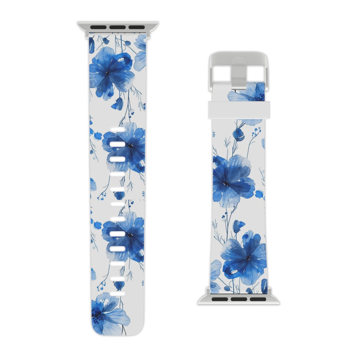 Ethereal Blue Blossoms Apple Watch Band - BOGO Cases