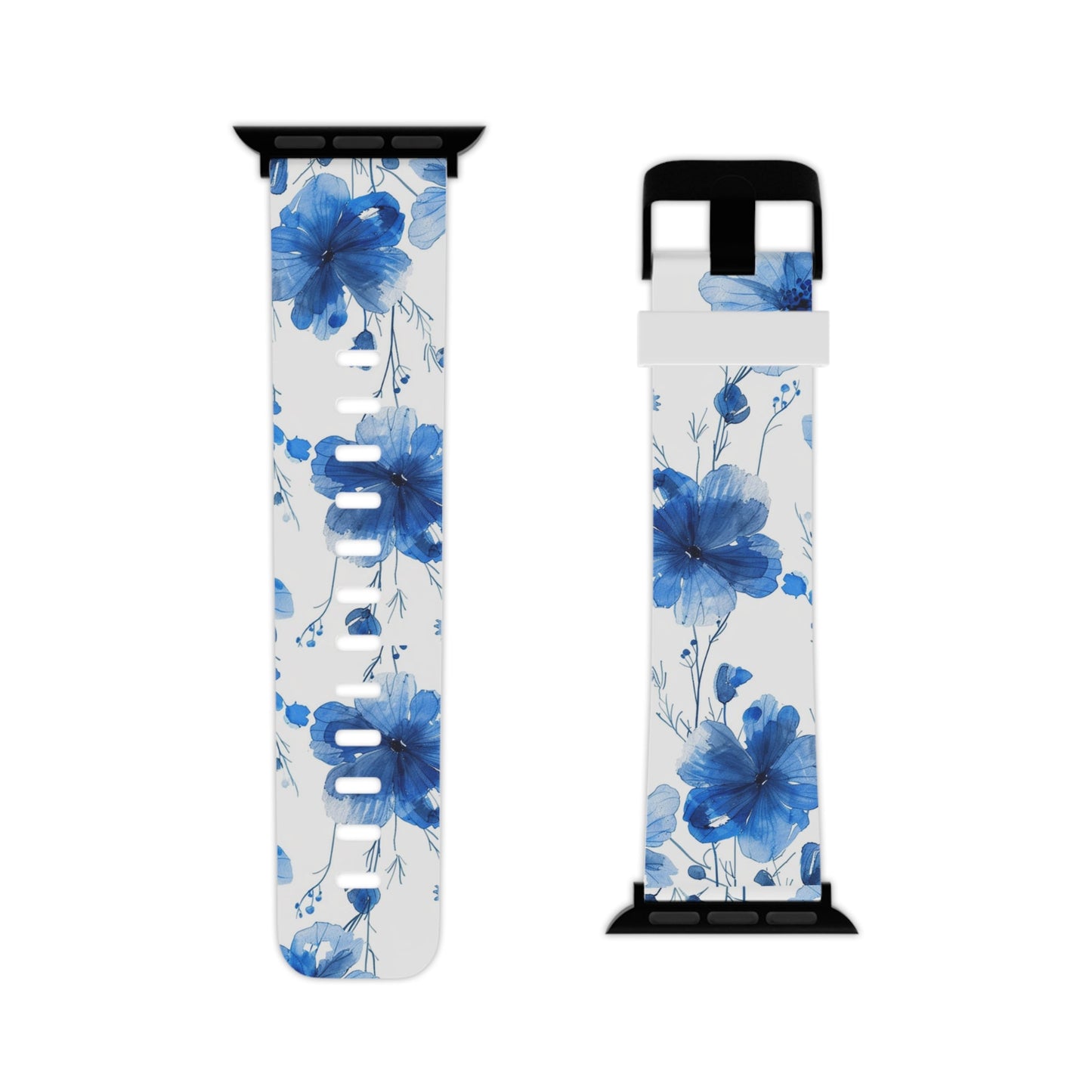 Ethereal Blue Blossoms Apple Watch Band - BOGO Cases