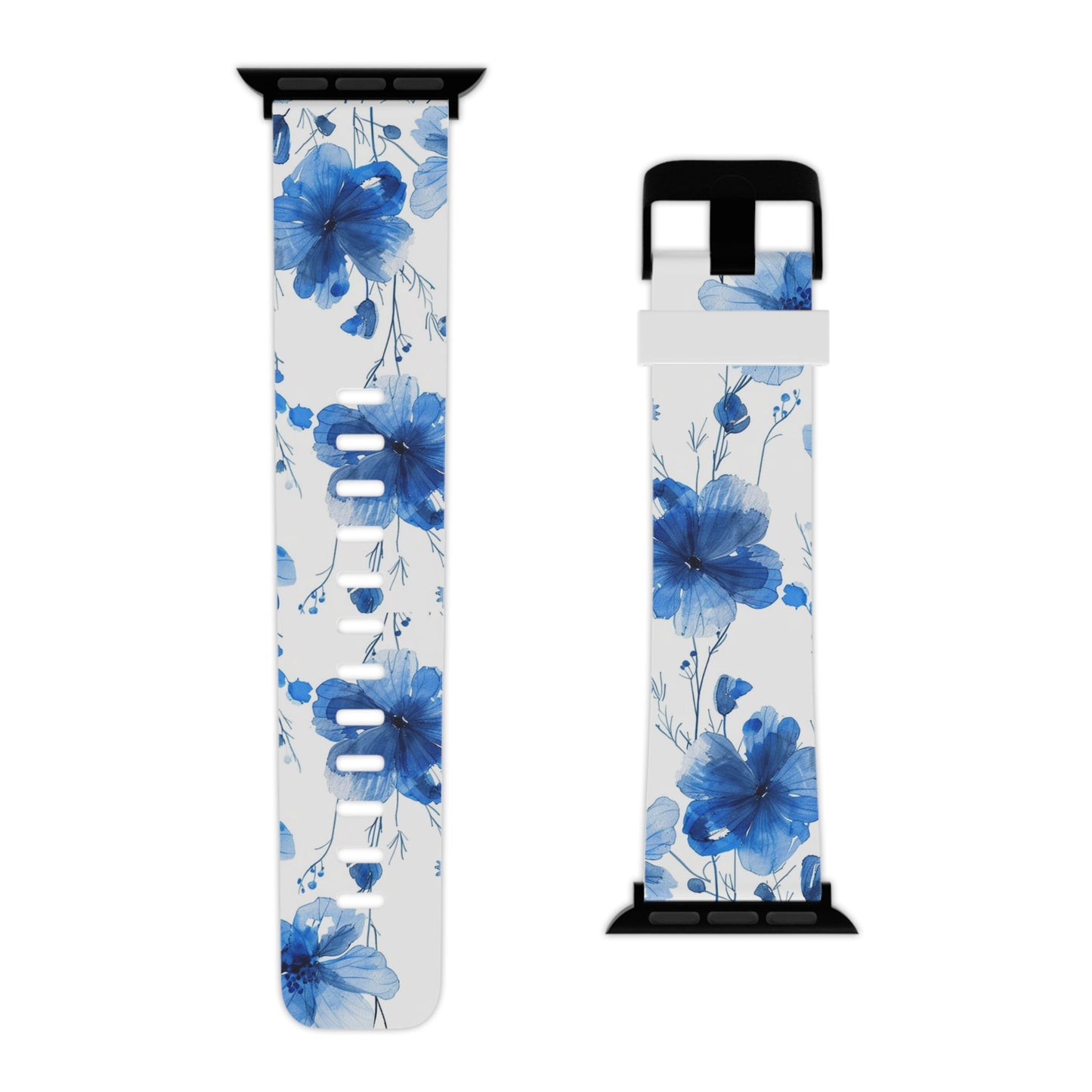 Ethereal Blue Blossoms Apple Watch Band - BOGO Cases