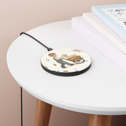 Farmyard Friends Wireless Charger – Qi Compatible, Rustic Charm Design - BOGO Cases