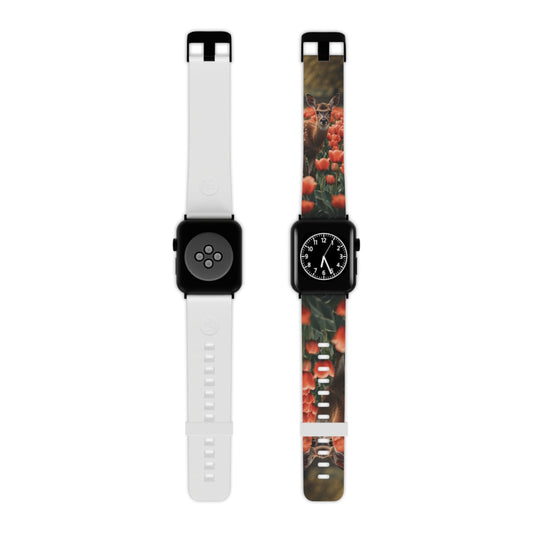 Fawn Among Tulips Apple Watch Band - BOGO Cases