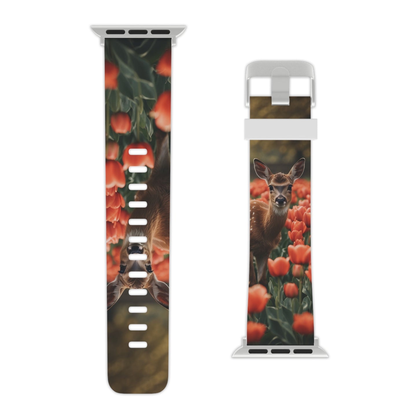 Fawn Among Tulips Apple Watch Band - BOGO Cases