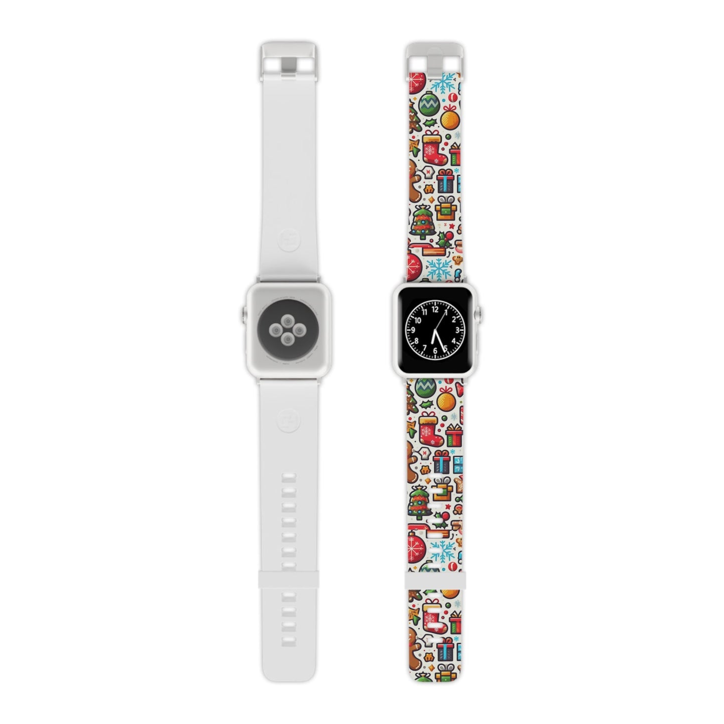 Festive Christmas Icons Pattern Apple Watch Band - BOGO Cases