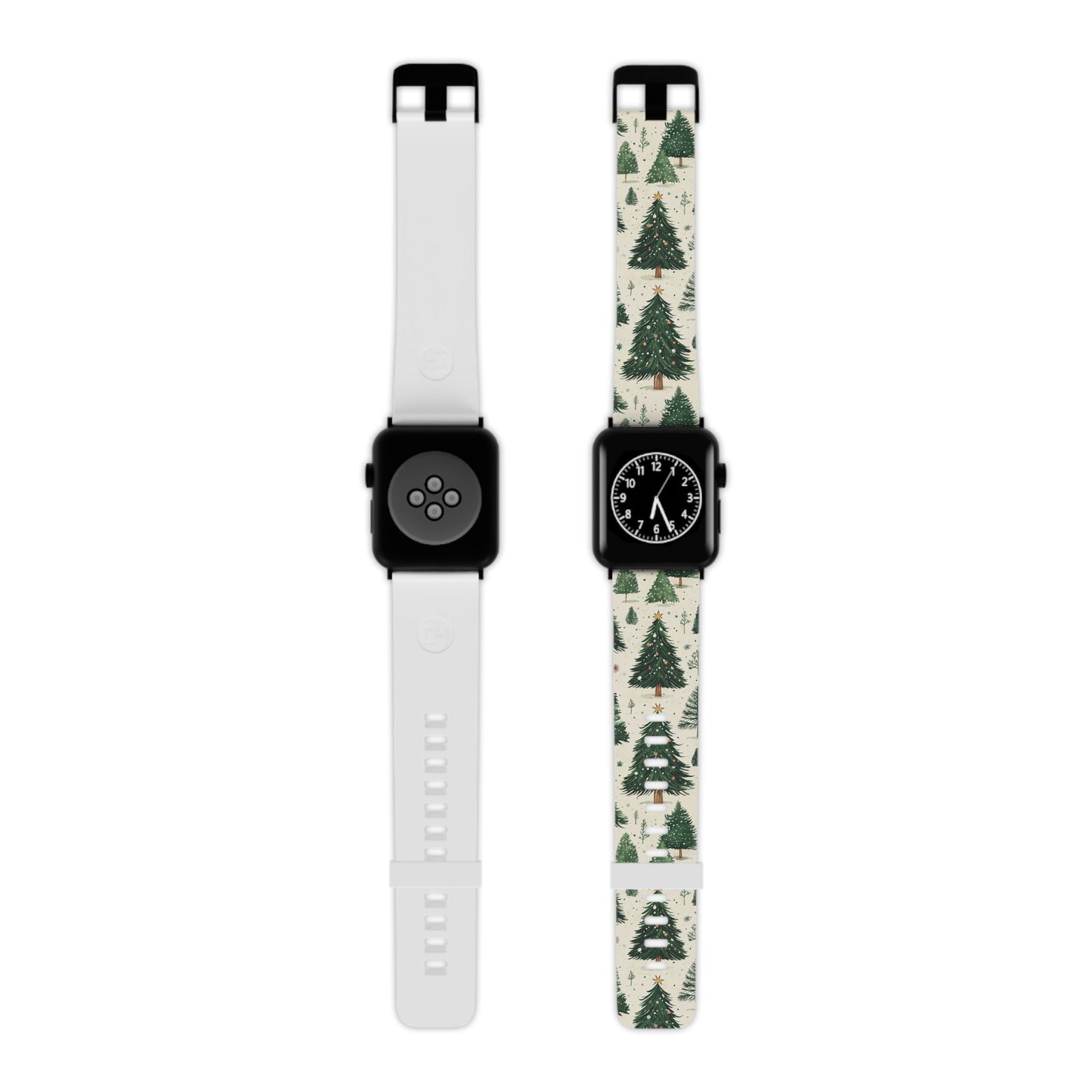 Festive Christmas Tree Forest Pattern Apple Watch Band - BOGO Cases