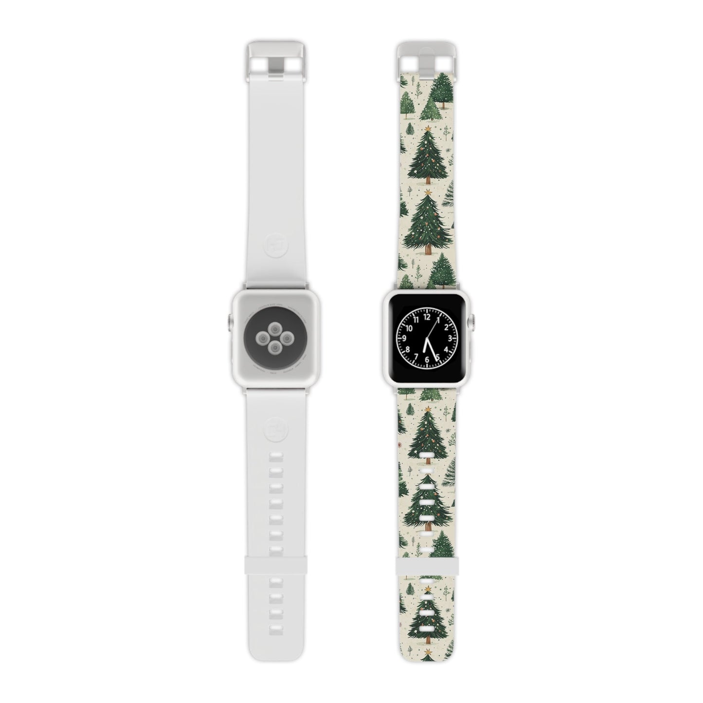 Festive Christmas Tree Forest Pattern Apple Watch Band - BOGO Cases