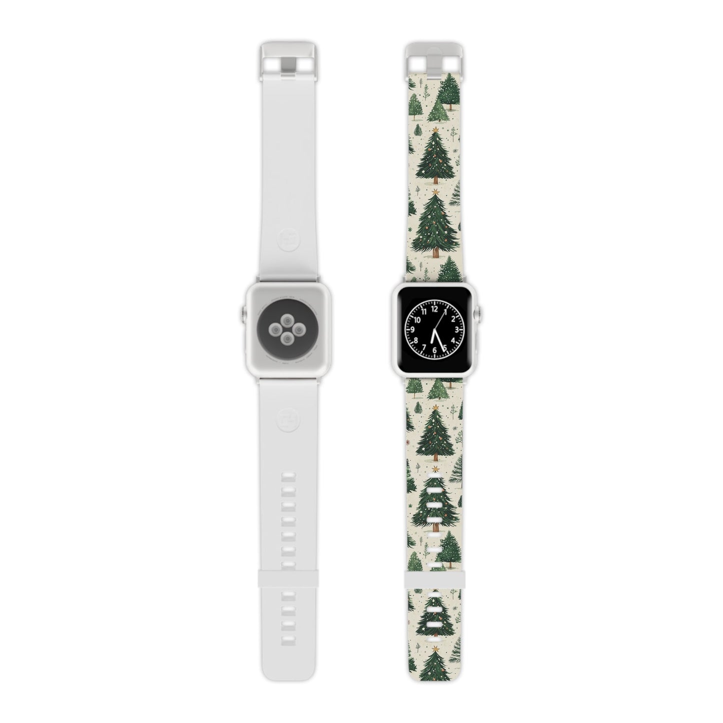 Festive Christmas Tree Forest Pattern Apple Watch Band - BOGO Cases