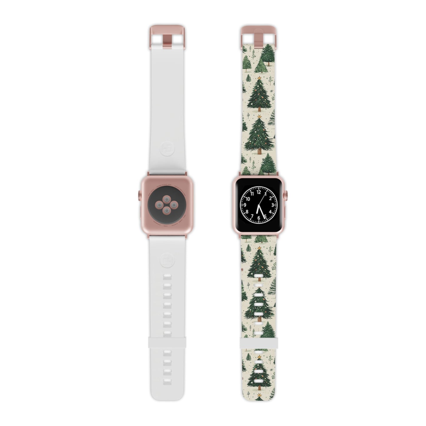 Festive Christmas Tree Forest Pattern Apple Watch Band - BOGO Cases