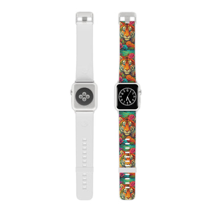 Fierce Rainbow Tiger Art Apple Watch Band - BOGO Cases