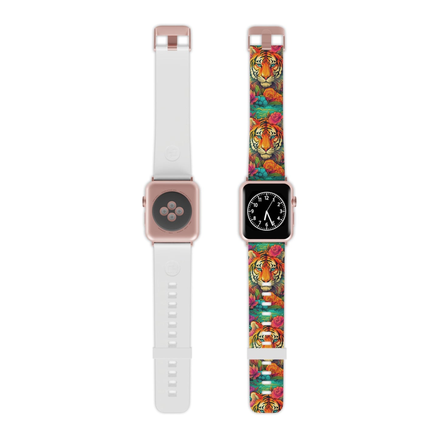 Fierce Rainbow Tiger Art Apple Watch Band - BOGO Cases