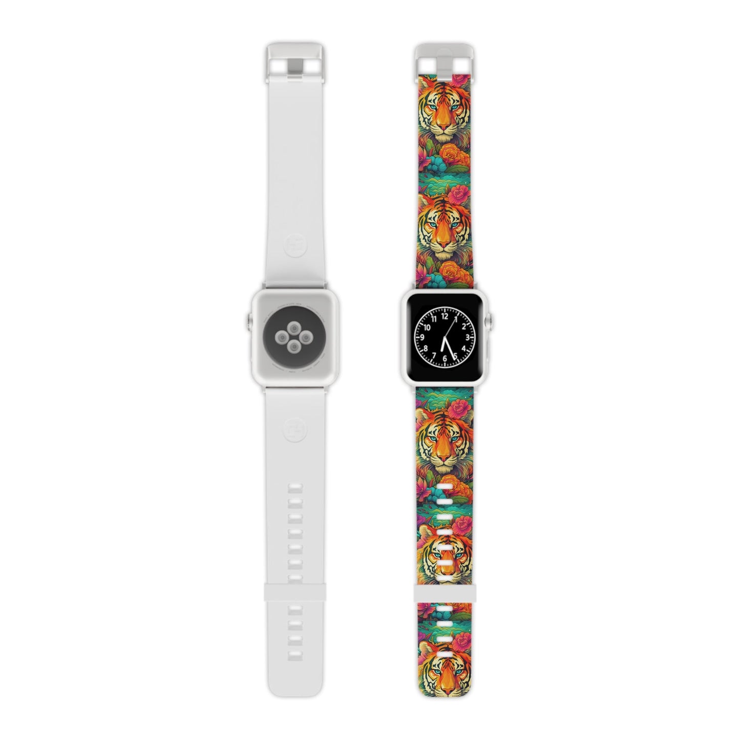 Fierce Rainbow Tiger Art Apple Watch Band - BOGO Cases