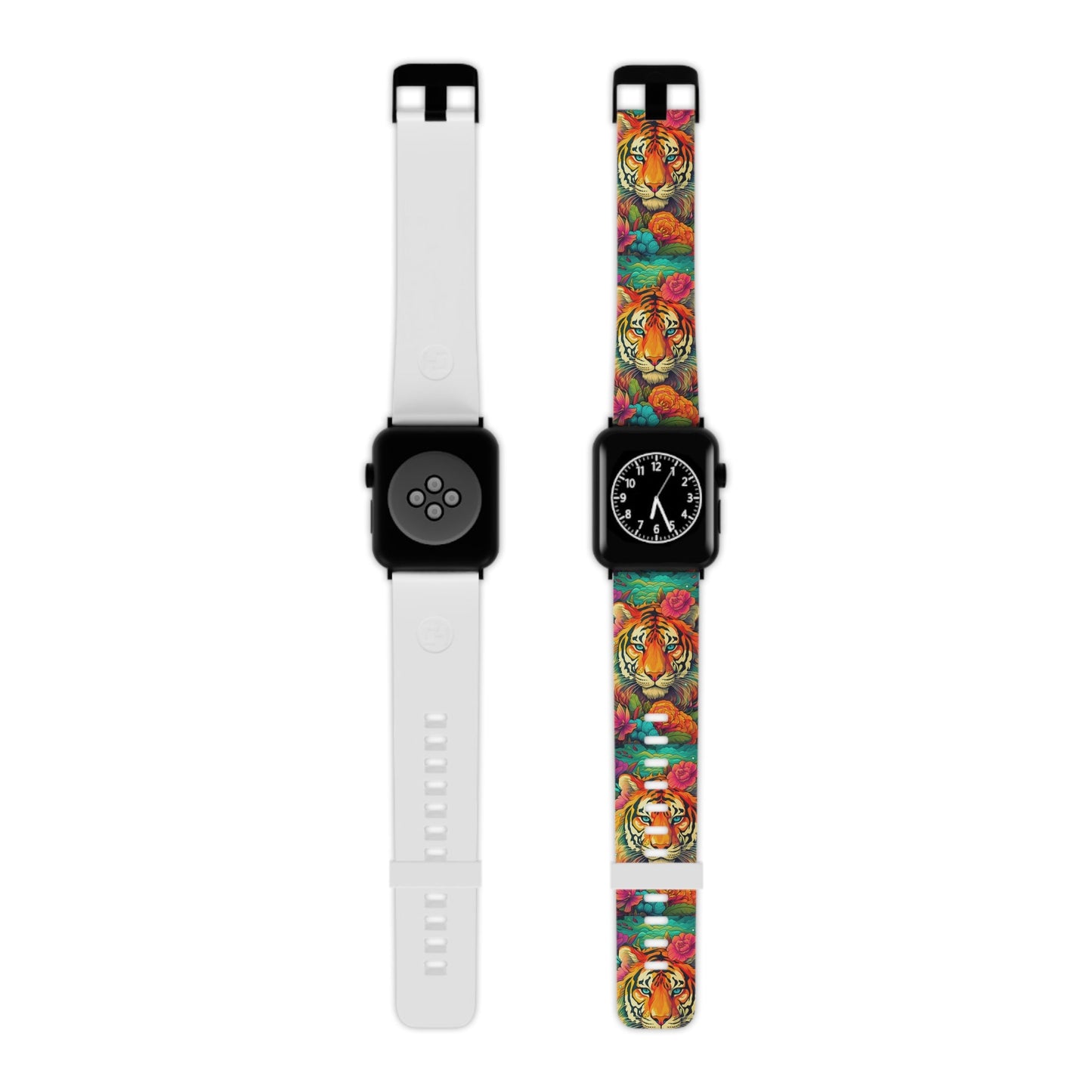 Fierce Rainbow Tiger Art Apple Watch Band - BOGO Cases