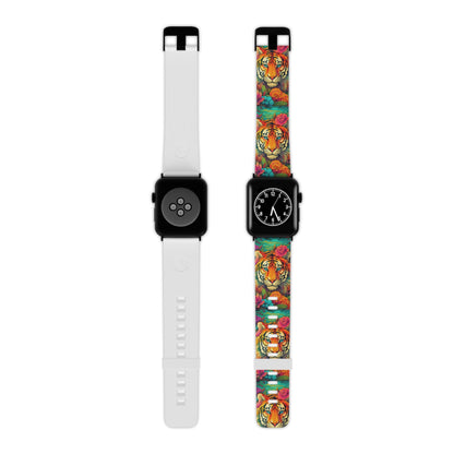 Fierce Rainbow Tiger Art Apple Watch Band - BOGO Cases
