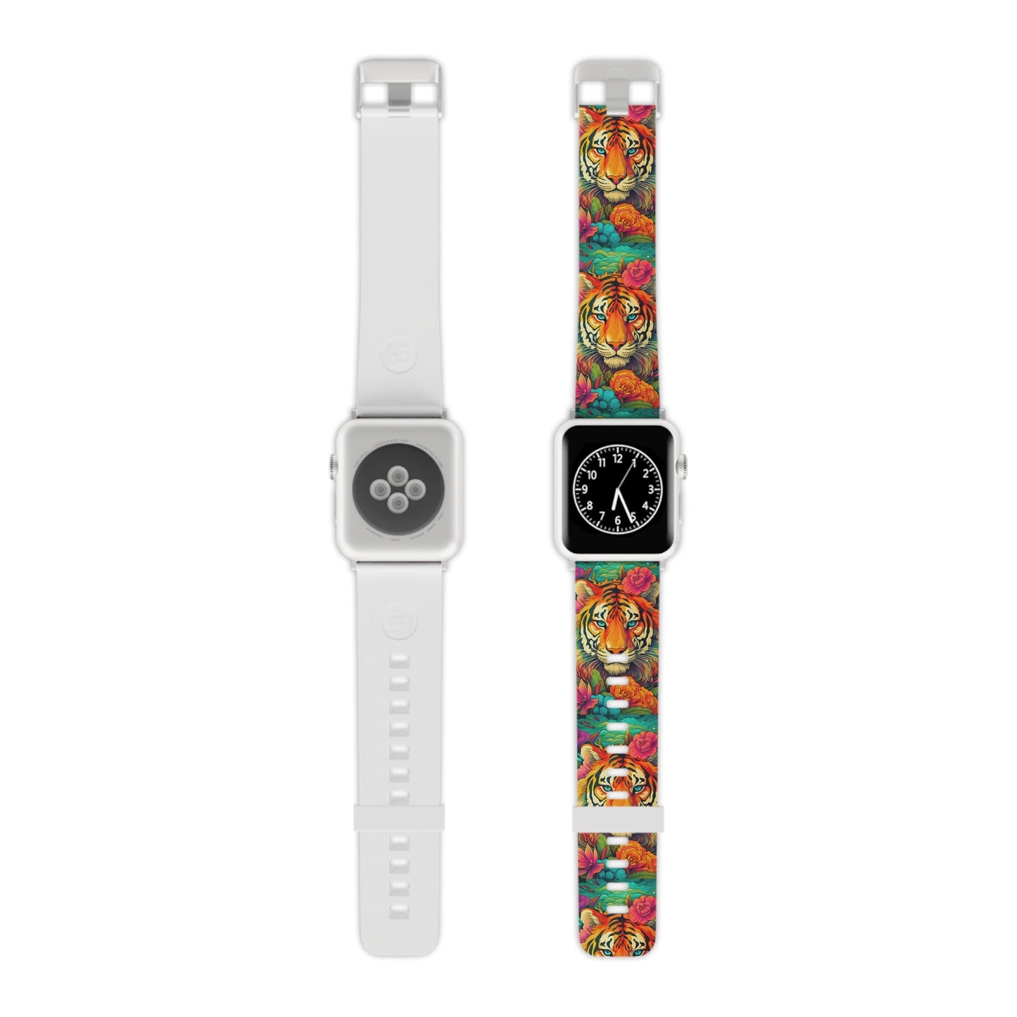 Fierce Rainbow Tiger Art Apple Watch Band - BOGO Cases