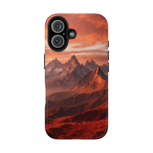 Fiery Mountain Sunset - iPhone Series Case - BOGO Cases
