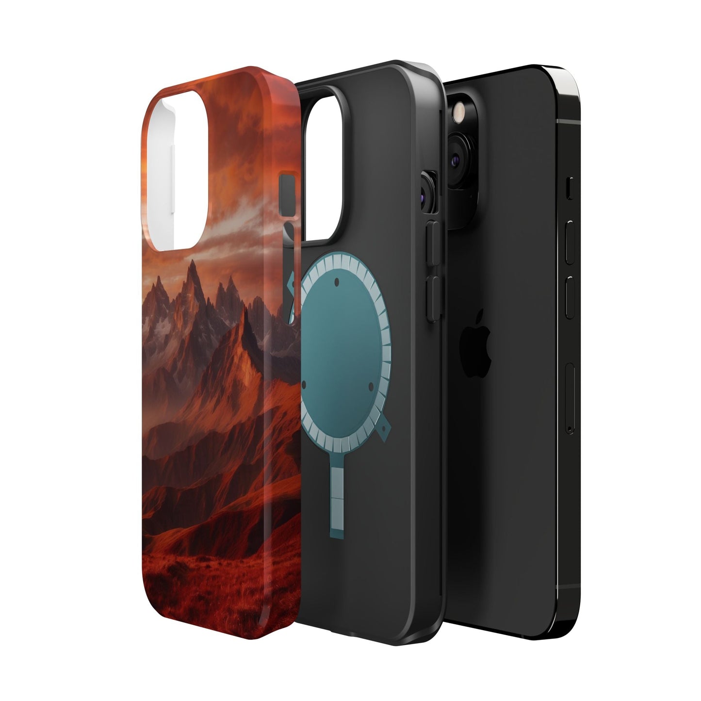 Fiery Mountain Sunset - MagSafe iPhone Case - BOGO Cases