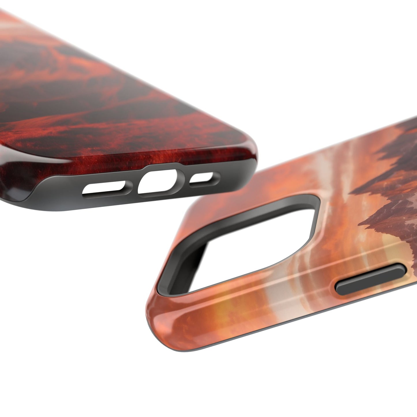 Fiery Mountain Sunset - MagSafe iPhone Case - BOGO Cases
