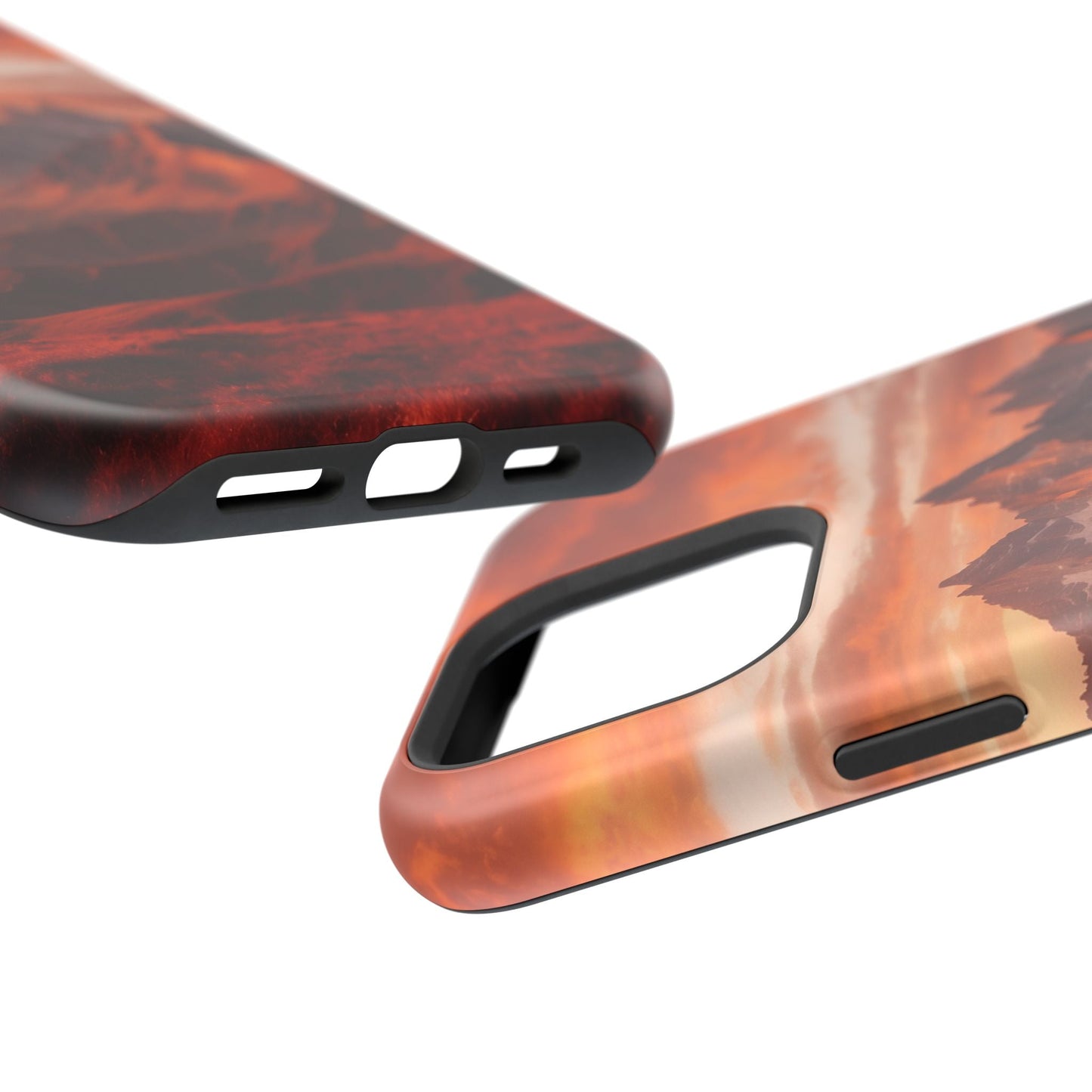 Fiery Mountain Sunset - MagSafe iPhone Case - BOGO Cases