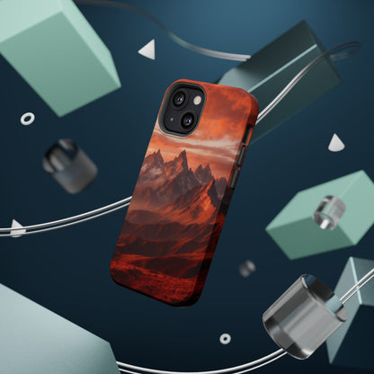 Fiery Mountain Sunset - MagSafe iPhone Case - BOGO Cases