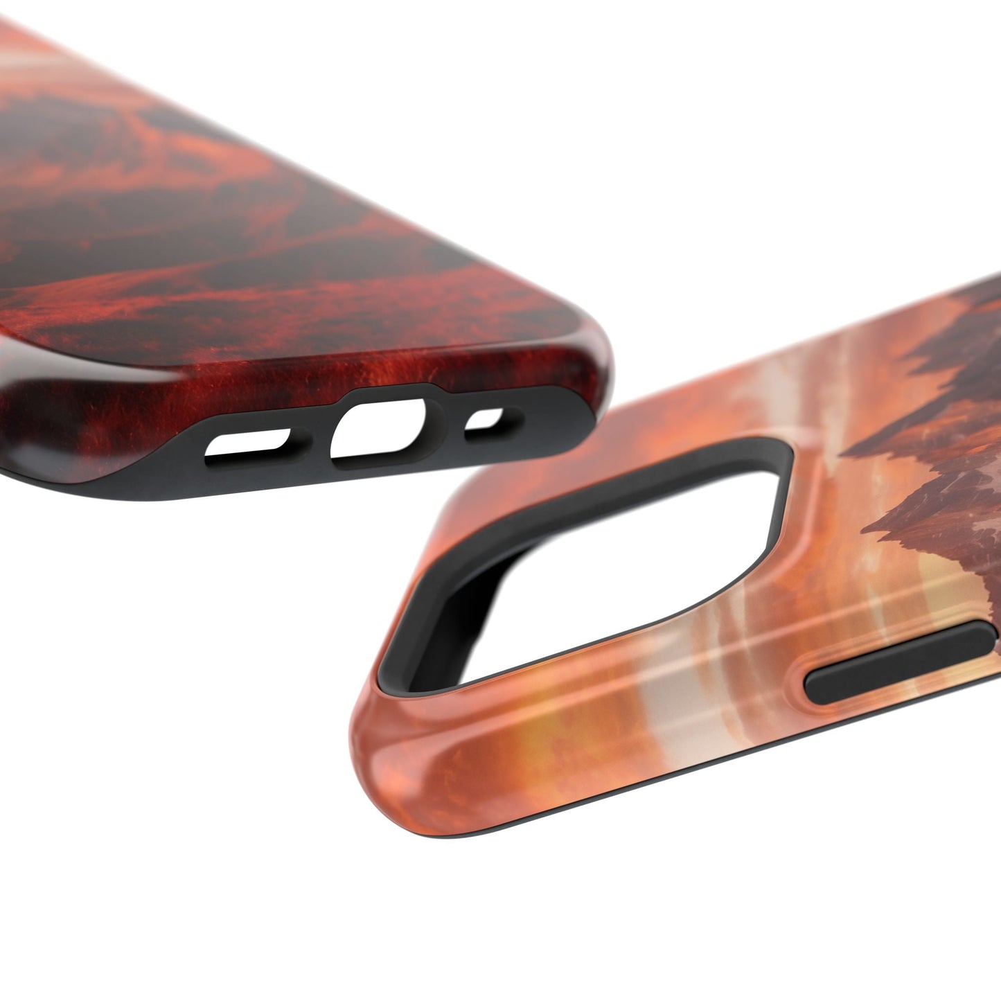 Fiery Mountain Sunset - MagSafe iPhone Case - BOGO Cases