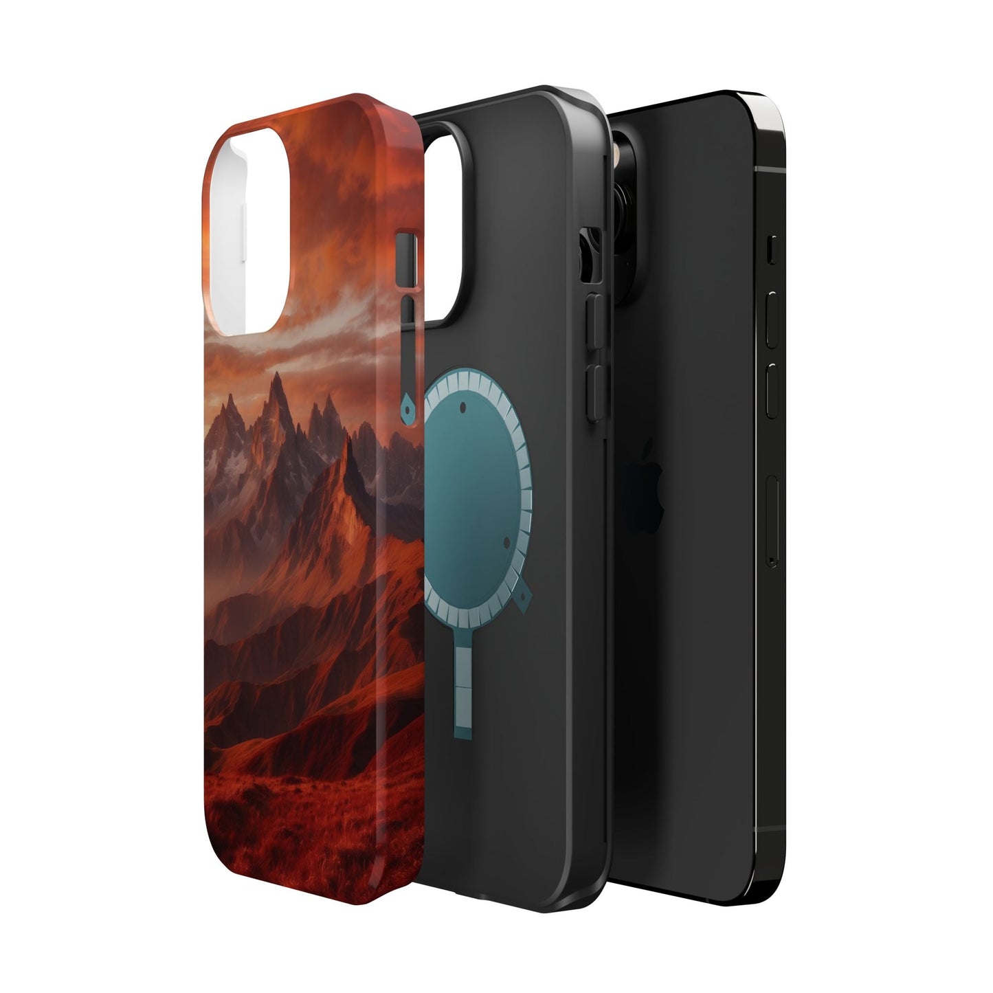 Fiery Mountain Sunset - MagSafe iPhone Case - BOGO Cases