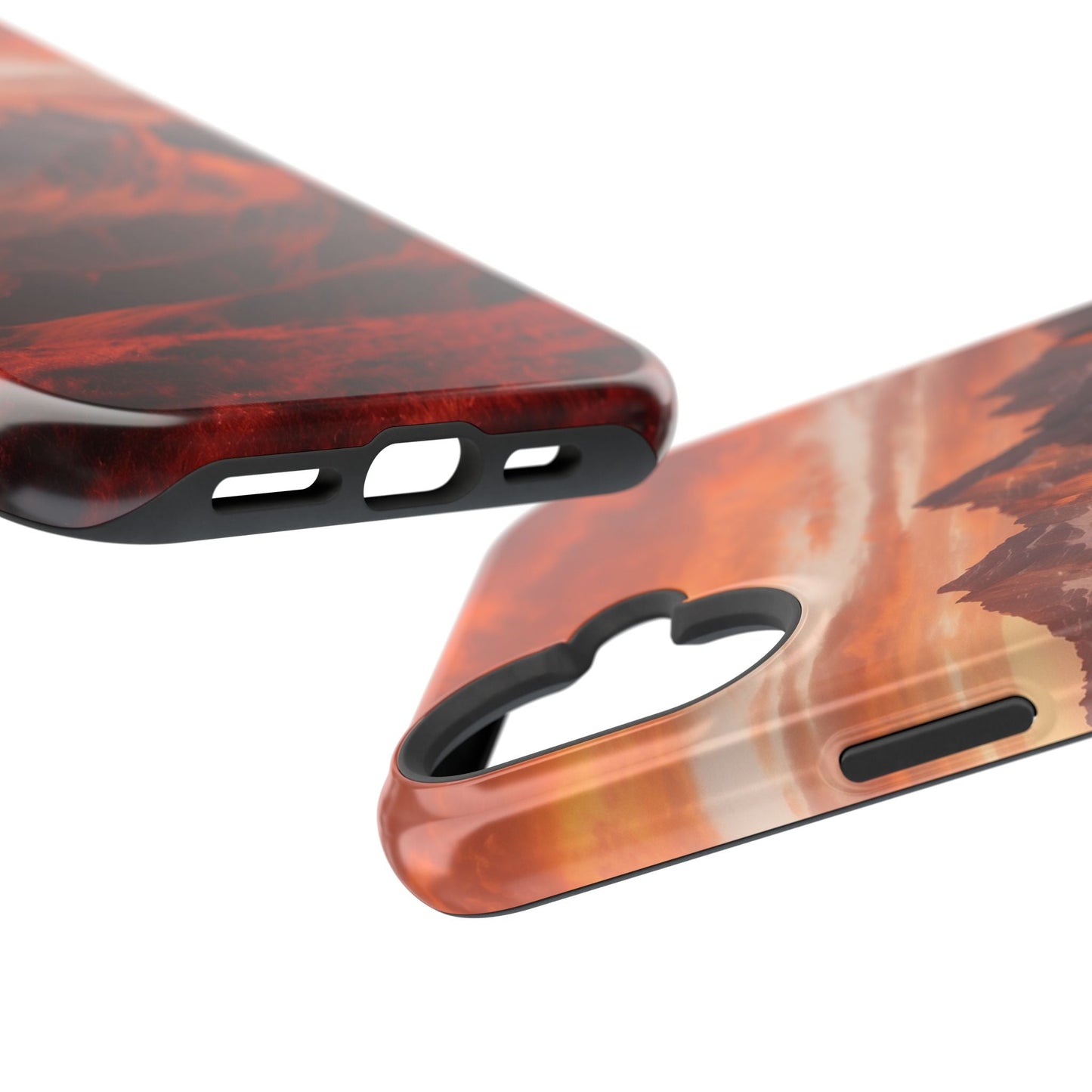 Fiery Mountain Sunset - MagSafe iPhone Case - BOGO Cases