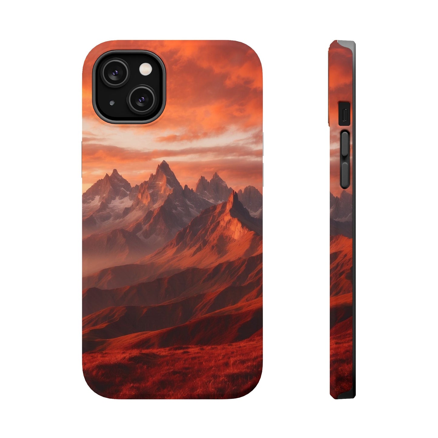 Fiery Mountain Sunset - MagSafe iPhone Case - BOGO Cases